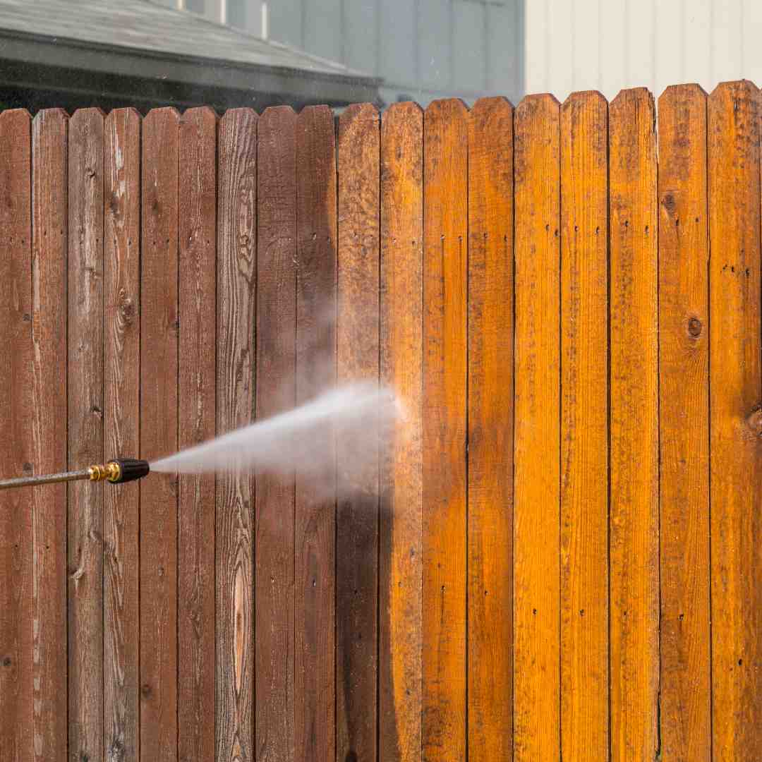 fence washing service