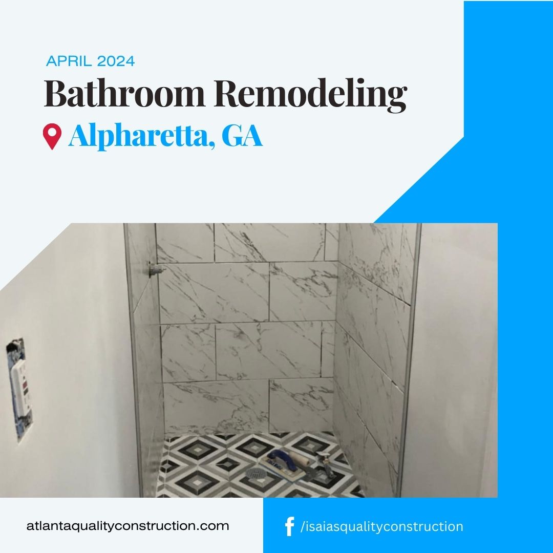 Bathroom remodeling project alpharetta ga