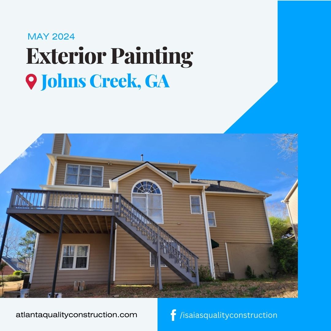 Exterior Painting Project Johns Creek