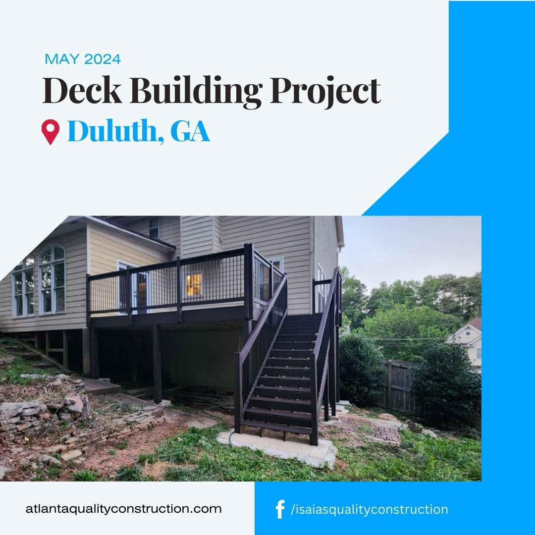 Deck Building Project Duluth GA