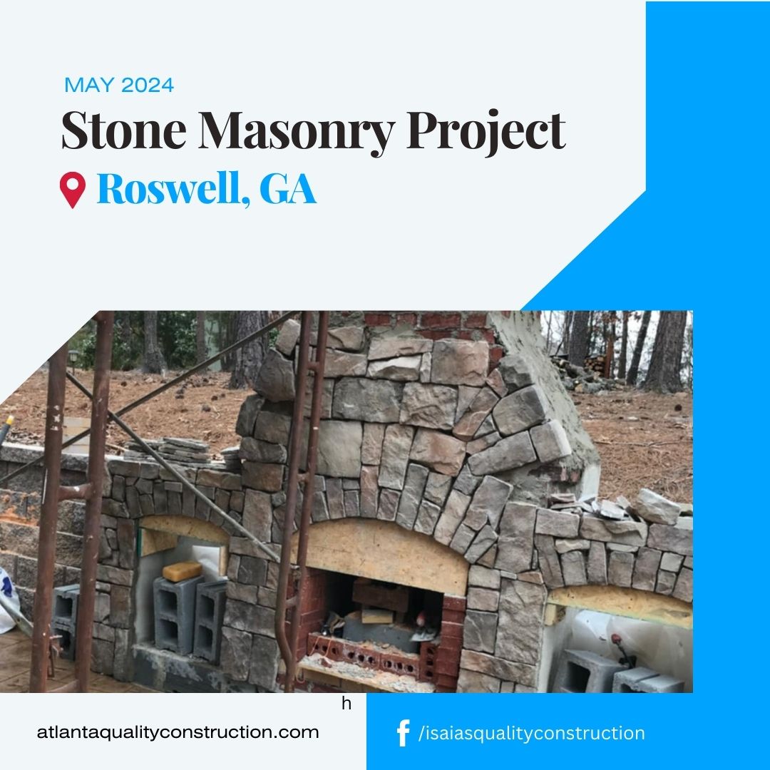 Stone Masonry Project Roswell GA