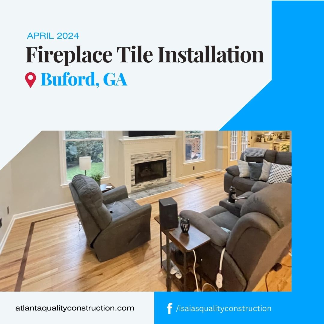 Fireplace Tile Installation Buford GA
